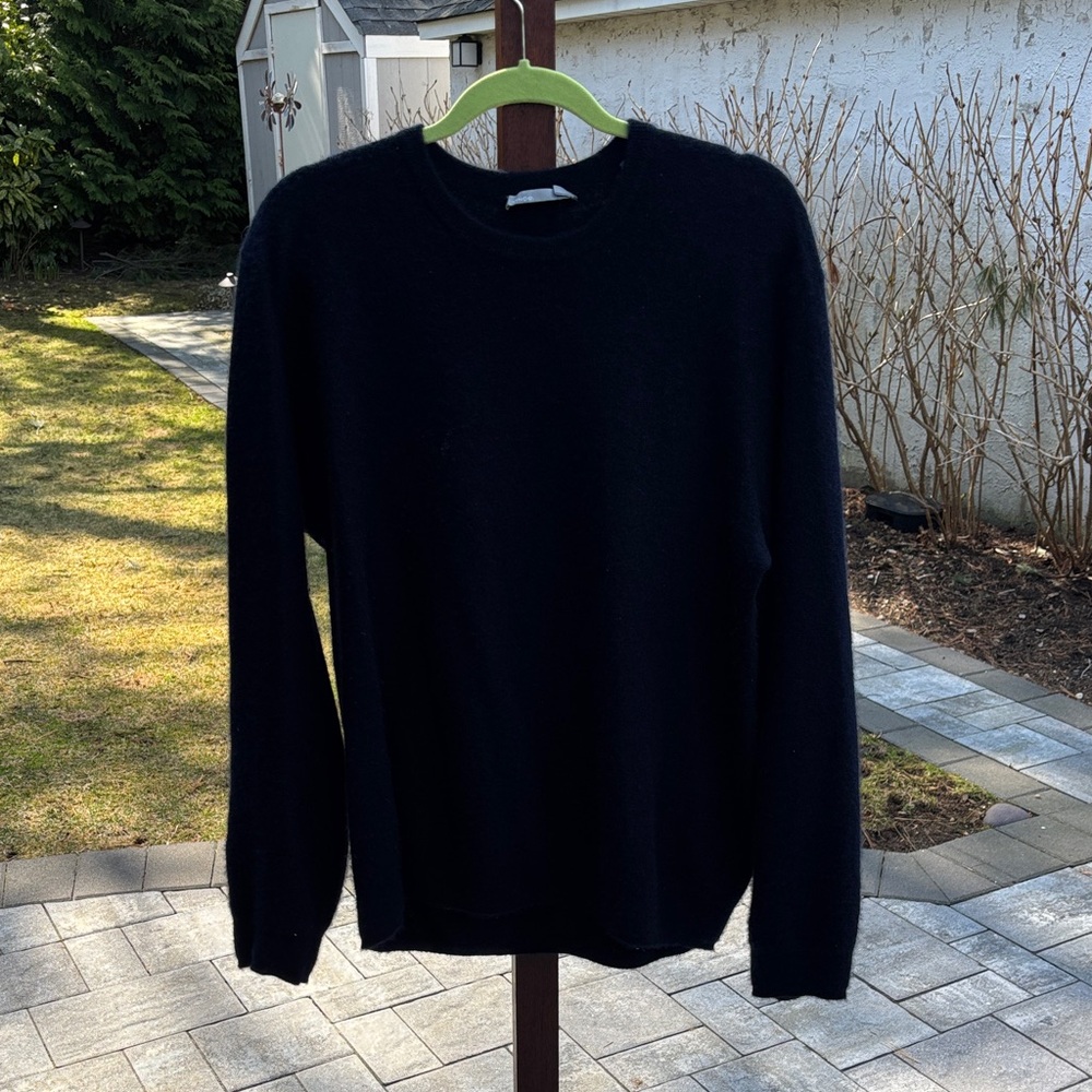 Vince Black Men's Crewneck Sweater